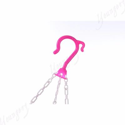 China Hot Selling Folding Plastic Sock Hanger For Clothes Hanger Laundry With Plastic Pegs for sale