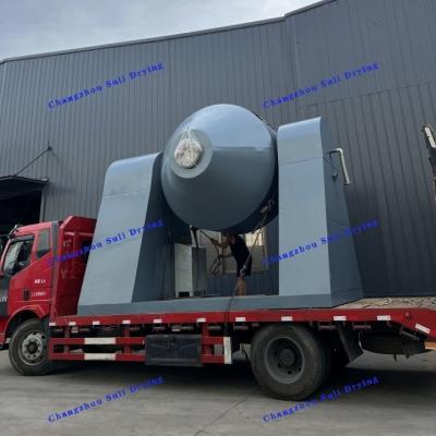 China Lithium Iron Phosphate Battery Material SZG Double Cone Dryer Electrical Heating for sale