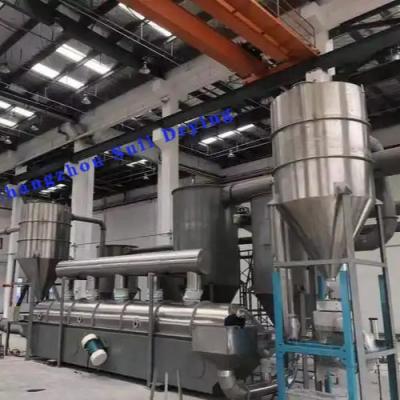 China Sodium acetate vibrating fluidized bed dryer with electrical heating for sale