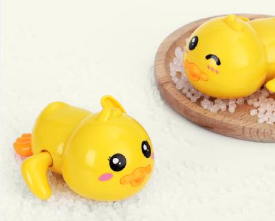 China Bath Toy Hot selling cute cartoon yellow duck bath toys for kids pool swimming toys for bath for sale