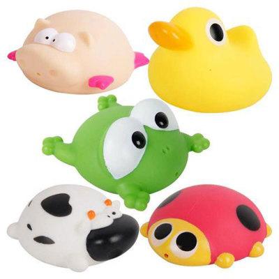 China Bath Toy Summer Baby Bathroom Squeeze Spray Water Silicone Baby Bath Toys for sale