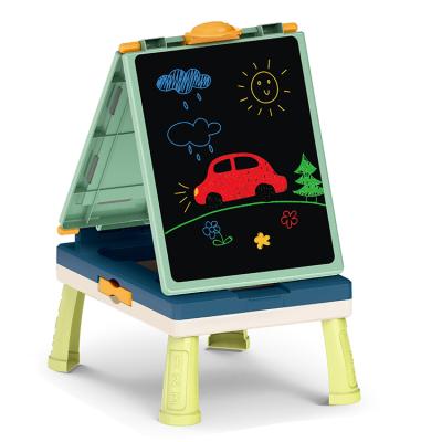 China Double-Sided Magnetic Drawing Board Art Easel Drawing Set Children Toys Artist Drawing Board for sale