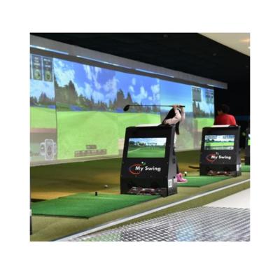 China Amusement Indoor Game Sports Video Game Digital Golf Amusement Immersive Indoor Game Simulated Golf for sale