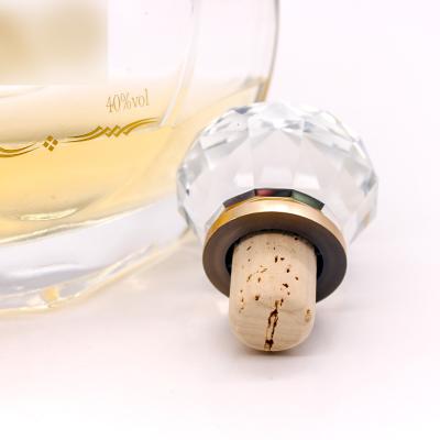 China Custom Luxury Cork Bottles Bar Spirits Cork Stopper Wine Cap Synthetic Glass Cork Stopper for sale