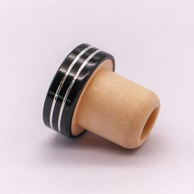 China Supply Variety Size 19.5mm 31mm High Quality Synthetic Rubber Cork Plastic Cap For Olive Oil Bottle Wine Bottle Stopper for sale