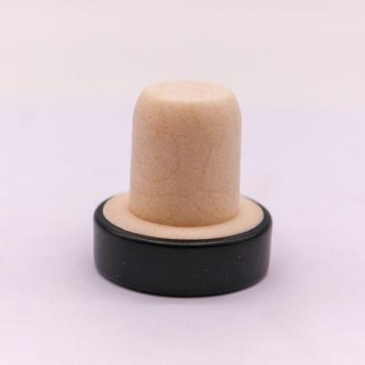 China Supply Variety Size Custom Aluminum Cap Synthetic Cork / Aroma Cork / Wine Stopper for sale