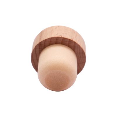 China Custom Aluminum Oxide Cap Bottles Cork Synthetic Cork Bottle Stopper With Air Aluminum T Shaped Cork for sale