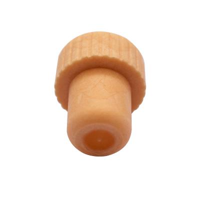 China Bottles Seal Good Quality Hot Selling Wooden Cap Polymer Champagne Bottle Wine Silver Stopper for sale