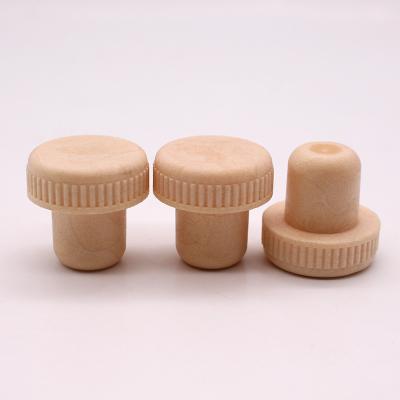 China Bottles seals red wine sai whiskey stopper wine bottle cap wood lid hot sale t-shaped lid for sale