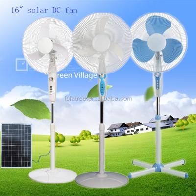 China Power Saving & 16inch AC And DC Cooling Floor Fans , Pedestal 12V DC Fan for sale