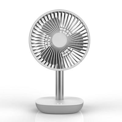 China Hotel 6 Inch Battery Operated or USB Powered Desk Fan with 4000 mAh Battery, Portable Table Fan with 4 Speeds for sale