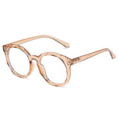 China For Women's Retro Reading Glasses Rhombic Round Anti-blue Light Eyeglasses Women's Flat All-match Glasses Mirror Glasses for sale