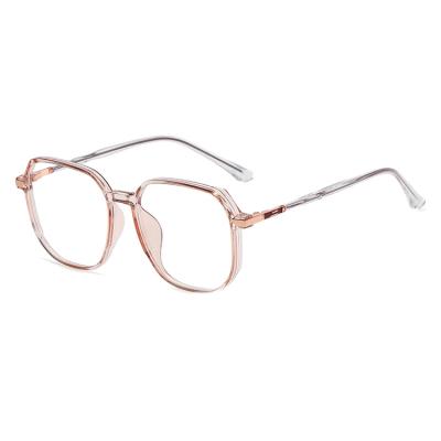 China For Retro Reading Glasses Mirror Rhombic Flat Glasses Anti Blue Light Eye Glasses Frame For Women And Men for sale