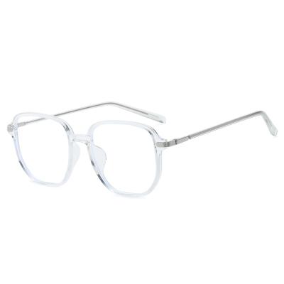 China Oversized Tr90 Oversized Frames Eyewear Light Weight Eyewear Anti Ray Optical Computer Glasses Reading Blue for sale