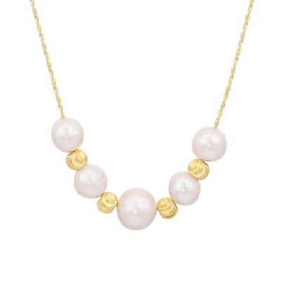 China Extra-End Hot Selling Trendy Simple Elegant Freshwater Pearl Quality French Pearl Necklace for sale