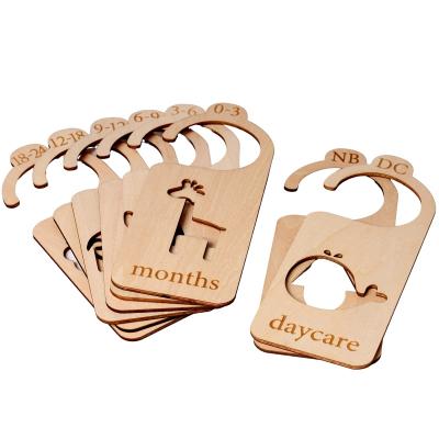 China Single Sided Kindergarten Children's Room Decoration EN71 8 Wooden Nursery Size Baby Nursery Size Dividers Arrange Clothes By Type Or Age Animal Themed And Wooden Dividers office baby for sale