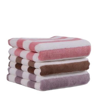 China Antimicrobial Wide Striped Microfiber Cloth Decontamination Kitchen Towel for sale