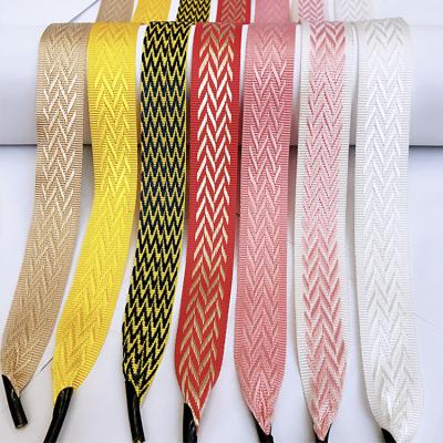 China Other quality guaranteed custom webbing herringbone knit polyester webbing strap fita tecido cincha 30mmhand rope for gift for sale