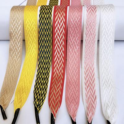 China Other quality guaranteed 25mm webbing 30mm polyester webbing custom fita amarela cinchas herringbone double material for sale