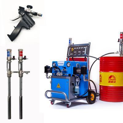 China Hotels PU polyurethane and polyurea foaming spray machine PTH-3500 for sale