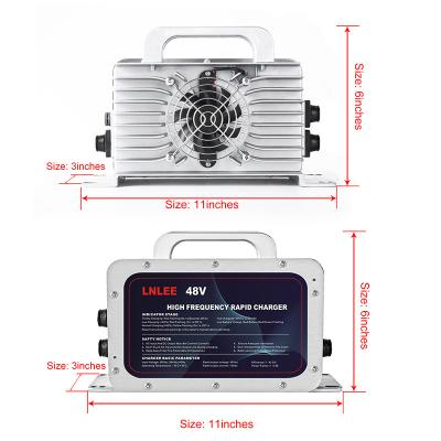 China Multifunctional Charger LNLEE LN900G IP67 Waterproof PFC 48V Intelligent Li Ion Battery Chargers for sale