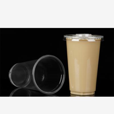 China All Crowds Orange Juice Well Designed Plastic Drink Cups With Lid Juice Cup for sale