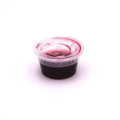 China Daily Sale 0.75oz Factory Plastic Disposable pp Mini Sauce Cup for sale