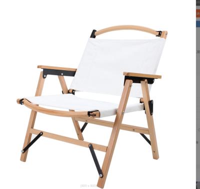 China 2022 New Design Beech Canvas Easy-Transport Outdoor Dining Foldable Camping Chair for sale