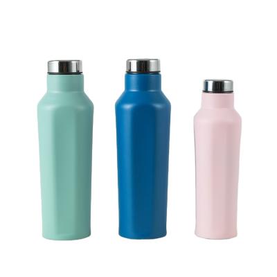 China Sustainable 17oz 25oz Double Wall Vacuum Insulated Stainless Steel Wine Bottle for sale