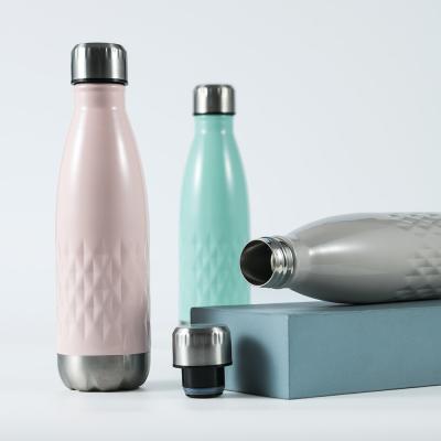 China 12oz Cola Shaped PORTABLE Stamped 350ml Mini Vacuum Flask Stainless Steel for sale