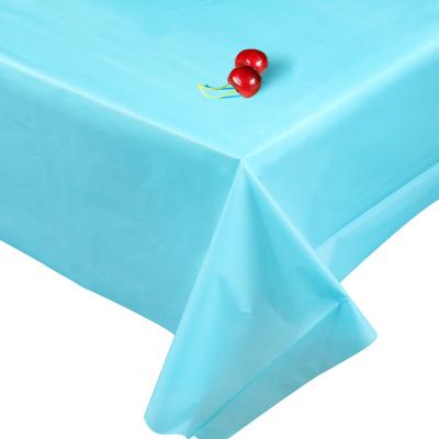 China Tablecloth Home Birthday Party PE Christmas Waterproof Disposable Plastic Printed Tablecloth for sale