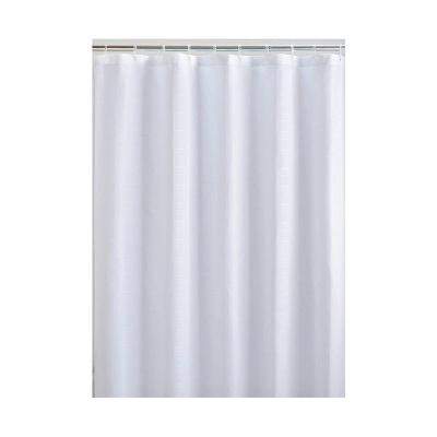 China Durable High-Grade Gray Canvas Waterproof Multi-Size Shower Curtain Rustproof Bath Curtain for sale