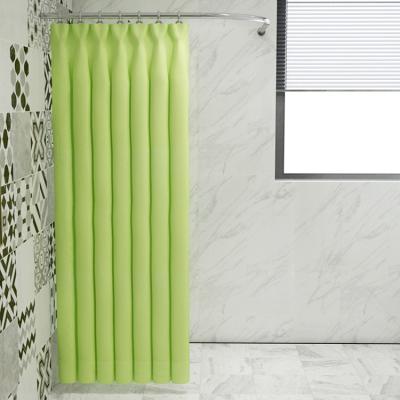 China Sustainable Freestanding Pvc Shower Curtain With Hooks Bathroom Shower Curtains for sale