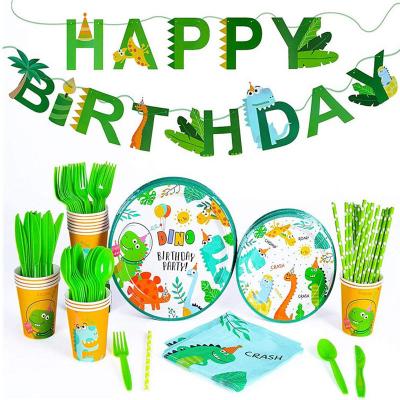 China Fresh and fashionable birthday party theme festival stuff disposable decoration set supplies kids party for sale