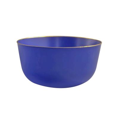 China Disposable Style Catering Durable Use Around Plastic Salad Bowl for sale