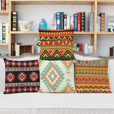 China Non-Toxic ODM OEM Bohemia Classic Ethnic Cushion Cover Exotic Oriental Pillow Case for sale