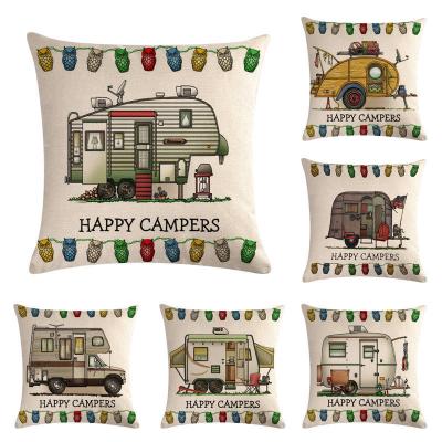 China OEM Quality Vintage Non-Toxic Cotton Style Best Cute Deep Satisfied Travel Trailer Pillow Case for sale