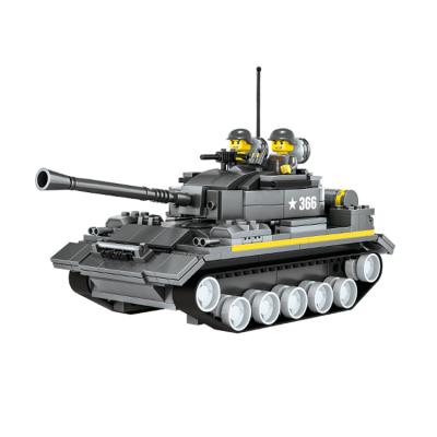 China Construction Toy WANGE Military Tank Model Toys Preschool Mini Building Blocks For Sale for sale