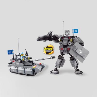 China Construction Toy World Best Selling Products ABS Deformed Robot 3d Block Toy for sale