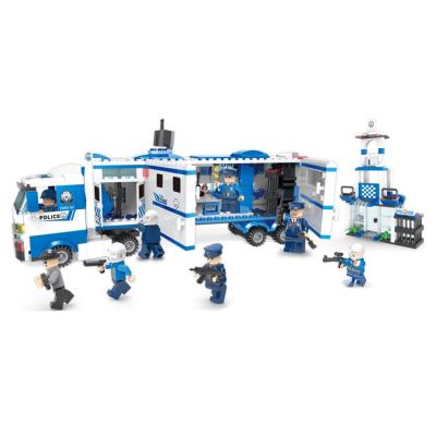 China Fantastic Building Toy 1040pcs Police Station Set ABS Block Toy For Teenagers for sale