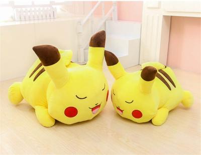 China Wholesale-gift/promotion cartoon plush toy pokemon doll warm yellow adorable big pillow smile for sale