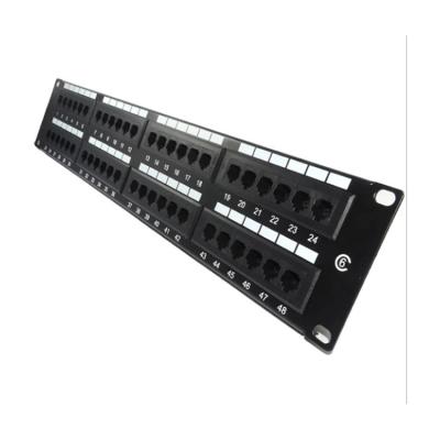 China Distribution Module Panel, Cat 6/6A, UTP, 2U, 2U*19 Port 48