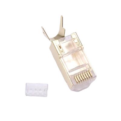 China Big Cat.7 Network Hole FTP 4 UP 4 Down 50U Three Fork RJ45 8P8C Connector Modular Plug for sale