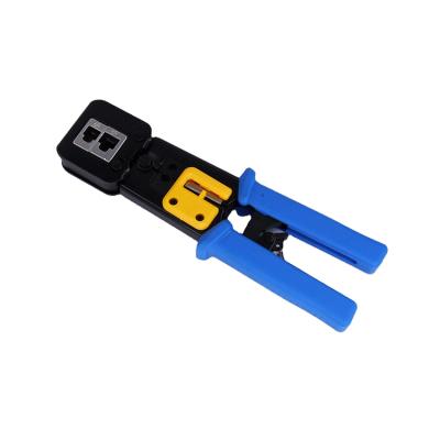 China EZ 8P+6P STP/UTP RJ45 Crimp Crimp Tool For Copper Ethernet And Go Through Plug for sale