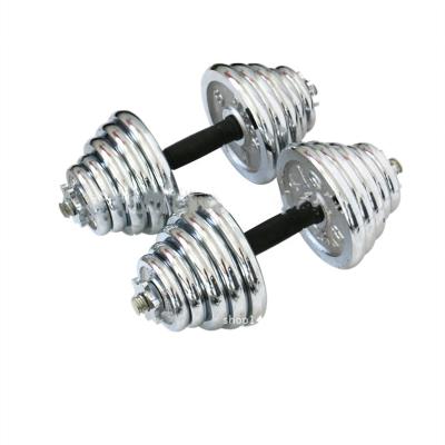 China Fitness Adjustable Free Wholesale Cheap Prices 50KG Gym Equipment Cast Iron Dumbbell Set Home for sale