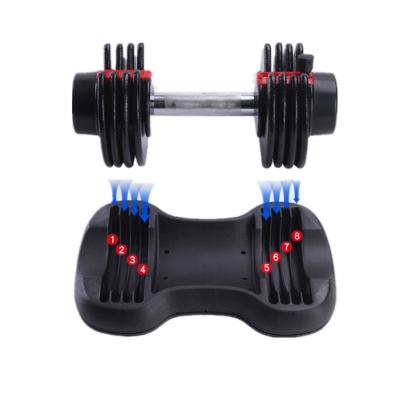 China Durable Standard Adjustable Dumbbells for Men and Women to Practice Arm Muscles, Automatic and Quick-Change Dumbbells, Home Fitness Equipment for sale