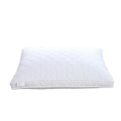 China Popular White Memory Quilted Solid Down Pillow Single Sleep Pillow for sale