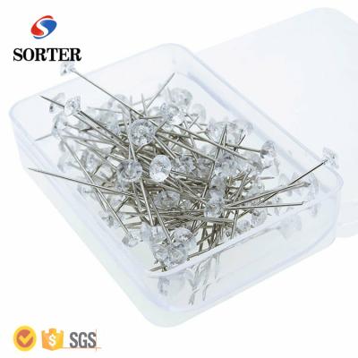 China 2019 New Hot Sale 70mm Steel Diamond Straight Pins Alloy Key Pin for sale