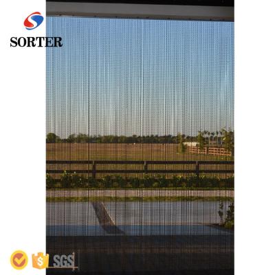 China Not Rust Bug Anodized Chain Door Curtain for sale