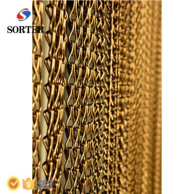 China Not Rust Anodized Hook Chain Door Curtain for sale